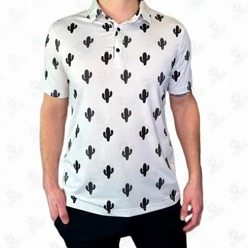 Летни ежедневни тениски Мъжки поло ризи с къс ръкав Работно облекло с копче за ревера Ризи Бърза суха тениска за спортен голф 2023