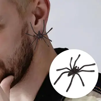 Личност Гигантски Паяк Обеци Алтернативни Spider Earstuds Преувеличават Аксесоари за Spider Lover и Gothic Fashione Gift