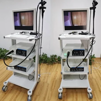Медицинска система за изобразяване на ендоскоп aohua видео гастроскоп / колоноскоп с количка и
