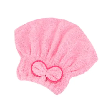 микрофибър бързо сушене на коса баня спа Bowknot обвивам кърпа шапка капачка за баня аксесоари за баня SEC88