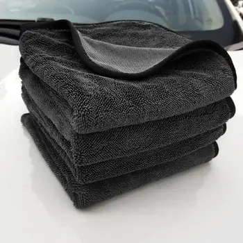 микрофибърна кърпа за кола Предотвратяване на щети Кърпа за кола Супер абсорбираща микрофибърна кърпа за автомивка Бързо съхнеща удебелена за кола