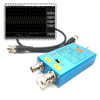 МОДЕЛ T100 10M честотна лента осцилоскоп диференциална сонда сигнал усилвател за слабо измерване на електрически сигнал с метал шел