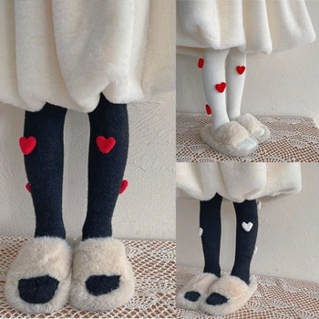 Модерен топъл чорапогащник Бебешки момичета Дълъг чорап за деца на закрито и на открито