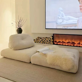 Модулни дивани Nordic модерен плат сгъваем домашен салон диван конвертируеми секционни Para El Hogar жилищни консумативи