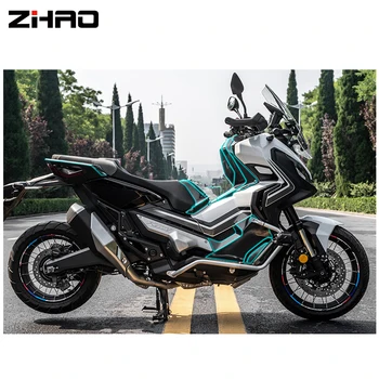 Мотоциклет въглероден стикер за Honda скутер X ADV 750 Xadv 750 мотоциклет резервоар подложка протектор стикер 2019- 2021
