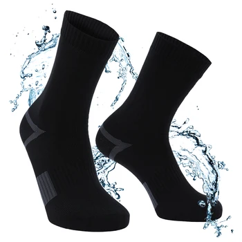 Мъже Водоустойчиви туристически чорапи Дишаща влага Wicking Открит атлетичен туризъм Газене пътека бягане ски топли зимни чорапи