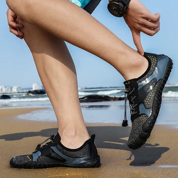 Мъжки дамски обувки за преходи нагоре по течението Бързи сухи боси обувки Aqua Beach Обувки против хлъзгане Туризъм Плуване Йога Колоездене Маратонки