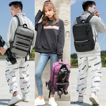 Мъжки раници против кражба лаптоп раница USB зареждане тийнейджър момчета скейтборд чанта водоустойчив училище чанти Mochilas пътуване чанта 가방
