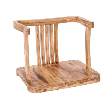 Мързелив стол японски тип масивна дървесина татами етаж седалка залив прозорец облегалка без крака френски хол диван стол легло стол