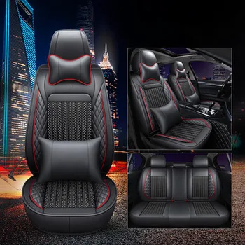 Най-високо качество! Пълен комплект калъфи за столчета за кола за Ford Escape 2019-2013 удобна издръжлива дишаща еко седалка възглавница, Безплатна доставка