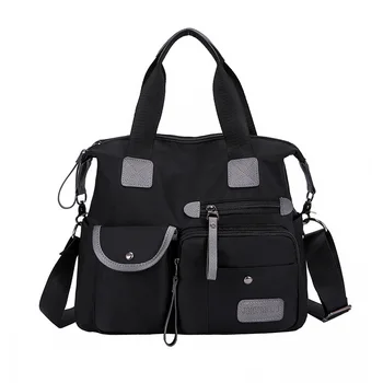 Найлон жени рамо чанта модни чанти водоустойчив Crossbody чанта голям капацитет многофункционални Tote Travel Messenger