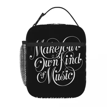 Направете свой собствен вид музика Тъмен обяд Голяма пазарска чанта за обяд Изолационни чанти Малка термо чанта