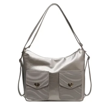 Нишов дизайн с усещане за лукс и голям капацитет за пътуване диагонална чанта за рамо