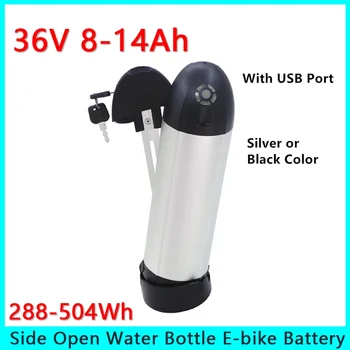 Нов 36v 8.8Ah 10Ah 10.4Ah 11.6Ah 14Ah 48V 10Ah Side Open Water Bottle E-bike батерия, Dolphin батерия със зарядно устройство