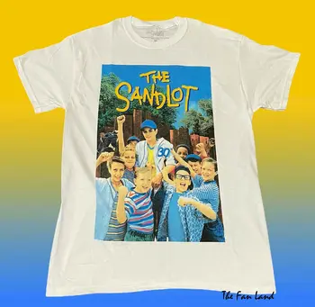 Нов The Sandlot плакат филми екип Throwback Мъжка тениска