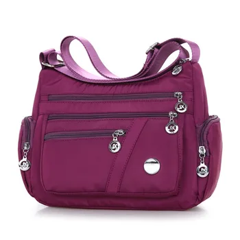 Нова чанта за рамо Crossbody Дамска чанта Найлон водоустойчив пратеник чанти многофункционални чанти за дама