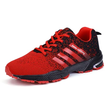 Нови маратонски мъжки обувки за бягане Дишащи мъжки спортни обувки Леки маратонки за бягане Обувки за спортно обучение на открито