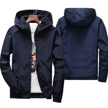 Нови туристически якета на открито Водоустойчиво палто с качулка Мъже Есенни ежедневни риболовни тактики Военни якета S-7XL
