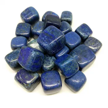 Новопристигнали минерали естествен кварц кристал синьо лапис лазули куб tumbled камък за лечебни кристали