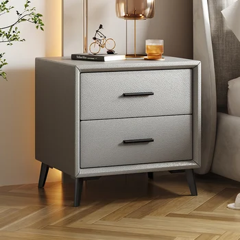 Нощното шкафче е просто, модерно, луксозно и от висок клас. Съхранение, спалня и съхранение на масивна дървесина