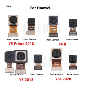 оригинален за Huawei Y5 Prime Y6 II Y6s 2018 2020 Заден модул за задна камера Flex кабел + подмяна на предната камера
