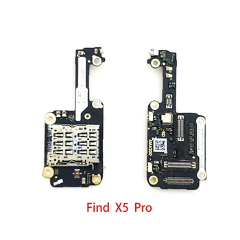 Оригинална дъска за четец на SIM карти Flex кабел за OPPO Намерете X5 / X5 Pro Sim Card Reader Замяна
