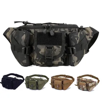 Открит тактически талията чанта пистолет кобур пътуване колоездене риболов съхранение чанта рамото талията военни къмпинг туризъм раница XA239A