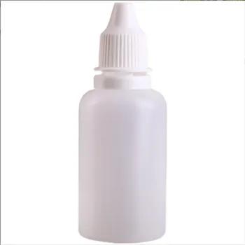 Отпадане на пластмасови бутилки за очи Медицина против кражба бели капачки празни изстискващи пътуване боя изстискване капкомер за многократна употреба