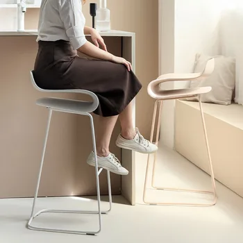 Офис грим бар столове игри бял висока трапезария бар столове дизайн минималистичен Silla геймър ресторант мебели Fg16