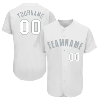 Персонализирана сива серия бейзболна фланелка мъже и жени секция риза 3D отпечатана риза Ежедневни отборни ризи Хип-хоп унисекс върхове