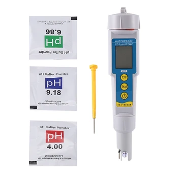  Писалка за качество на водата PH-986 Многофункционална PH / TDS / Температурен тест Pen Tester Откриване на качеството на водата