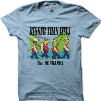 По-голяма от Исус BE SHARPS смешна щампа памучна тениска 8985
