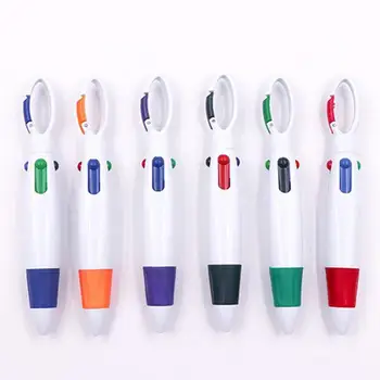Полезно маркер писалка четири неонови цвята совалка писалка за многократна употреба 0,5 мм удобен захват студент химикалка рисунка