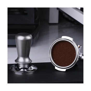 Постоянно налягане кафе тампер 58MM еспресо дистрибутор неръждаема стомана сила прах чук кафе инструменти