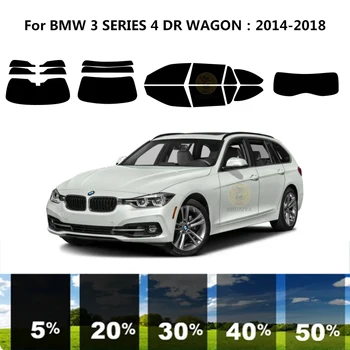 Предварително изрязана нанокерамика автомобил UV стъкло Tint Kit Автомобилно фолио за прозорци за BMW 3 СЕРИЯ F31 4 DR WAGON 2014-2018