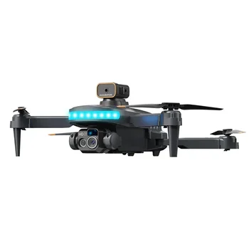 Професионална 8K / 4K камера Сгъваема мини дистанционно управление на въздухоплавателното средство WiFi връзка GPS едноключов обратен полет 5000M P15 Drone