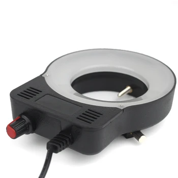 Регулируема лампа за осветление на пръстена за стерео микроскоп 0 - 100% с DC 5V захранващ адаптер