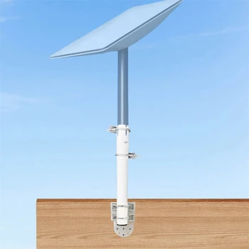 Регулируема скоба за антена Starlink - комплект за монтаж на Starlink от неръждаема стомана за тежък товарен пивот, за монтаж на покрив и стена