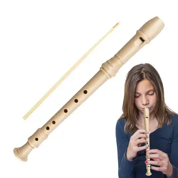 Рекордер флейта немски свирене начинаещи флейта 6/8 дупка флейта подвижни точни студент флейта с почистване прът за дома