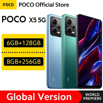 [Световна премиера] Глобална версия POCO X5 5G 128GB / 256GB 6.67