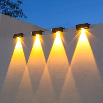 Слънчева стена перална лампа водоустойчива външна LED стена светлина двор лампа декоративен балкон градина