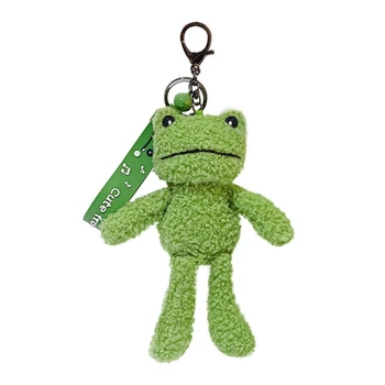 Смешно за жаба ключодържател декорация плюшени сувенири подарък за момчета момичета млади Peo