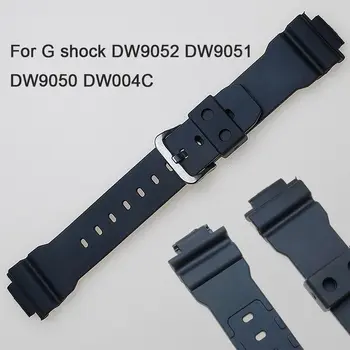 Спортна силиконова каишка мъже жени щифт ключалка мека лента за часовник за C-asio G шок DW9052 DW9051 DW9050 DW004C