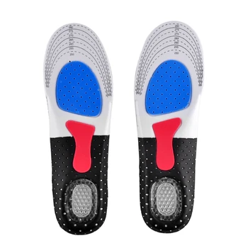 Спортни обувки подложка гел стелки ортотична арка подкрепа обувка подложка спортни бягане стелки вмъкнете възглавница за мъже жени крака лечение
