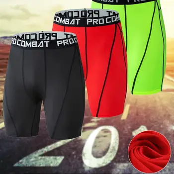 Спортни фитнес панталони Мъжки шорти за фитнес Тренировъчен чорапогащник Тренировка за бягане Дънни шорти Компресионен клин Баскетболно спортно облекло