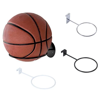Стенен баскетболен багажник за съхранение Желязо Многофункционален футболен дисплей Рафт топка притежател пространство спестяване хол декор