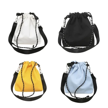 стилен найлон рамо чанта за жени модни Crossbody чанти шнур пратеник чанта за дами