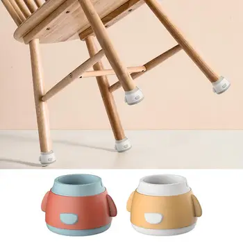 Стол Протектори за крака Намаляване на шума Силиконови капаци за мебели Крака Декорации за столове за хол Детска спалня