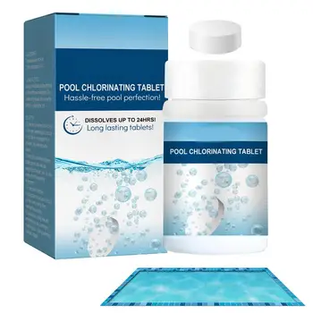 Таблетки за почистване на плувни басейни 100Pcs / Box хлор таблетки хапчета хлор
