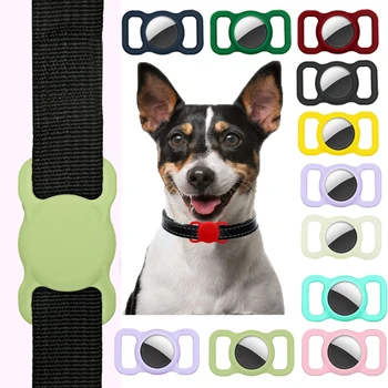 Течен силиконов защитен калъф за Apple Airtag GPS Finder Dog Cat Collar Loop за Apple Airtags Cover Funda 13 цвята
